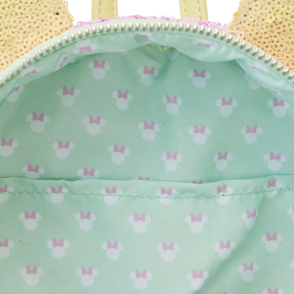 NWT Disney Loungefly Limited Edition Exclusive - Minnie Pastel Sequin Backpack - Picture 4 of 14